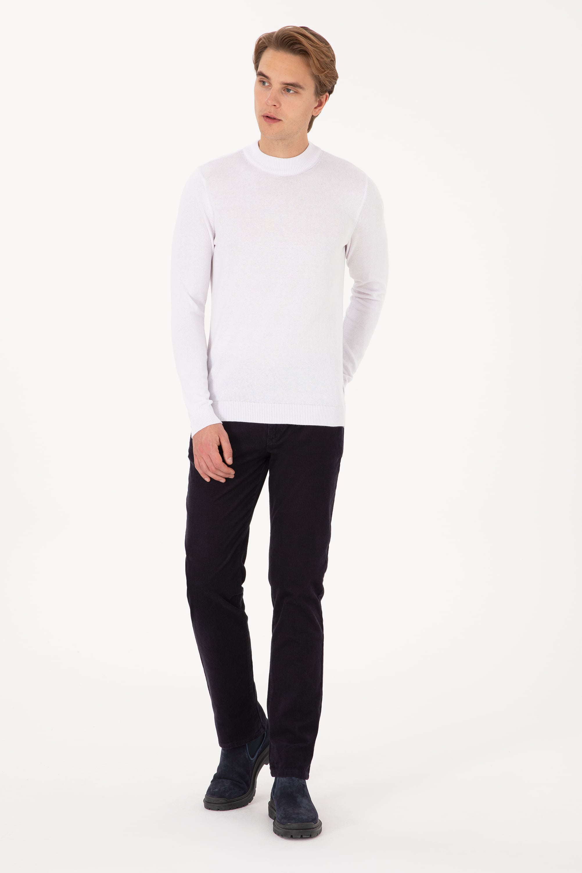 شلوار کانواس لاجورد رگولار مردانه یو اس پولو | US POLO ASSN