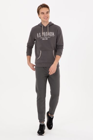 شلوار ورزشی  خاکستری  رگولار  مردانه یو اس پولو | US POLO ASSN