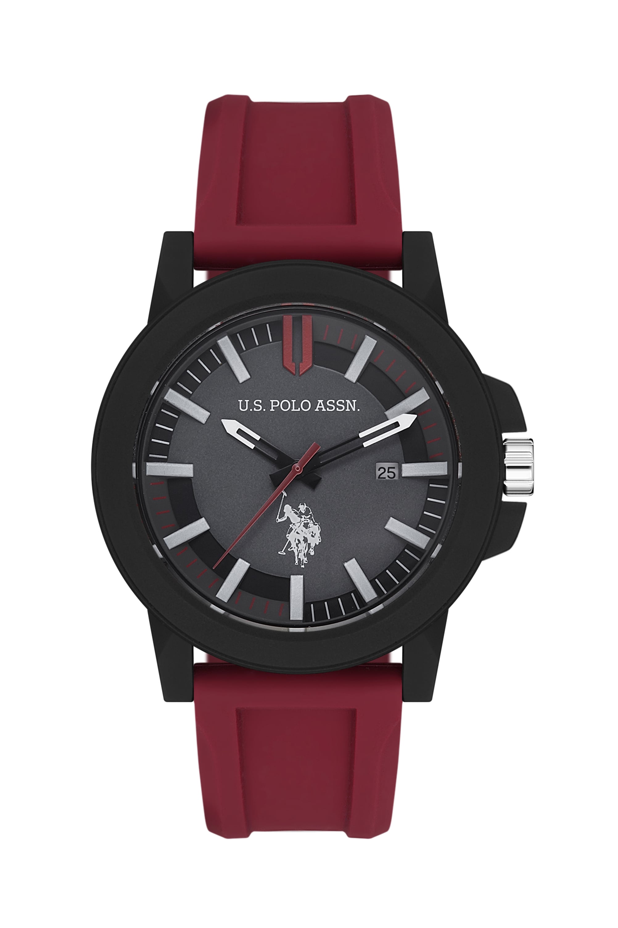 ساعت مچی قرمز استاندارد فیت مردانه یو اس پولو | US POLO ASSN