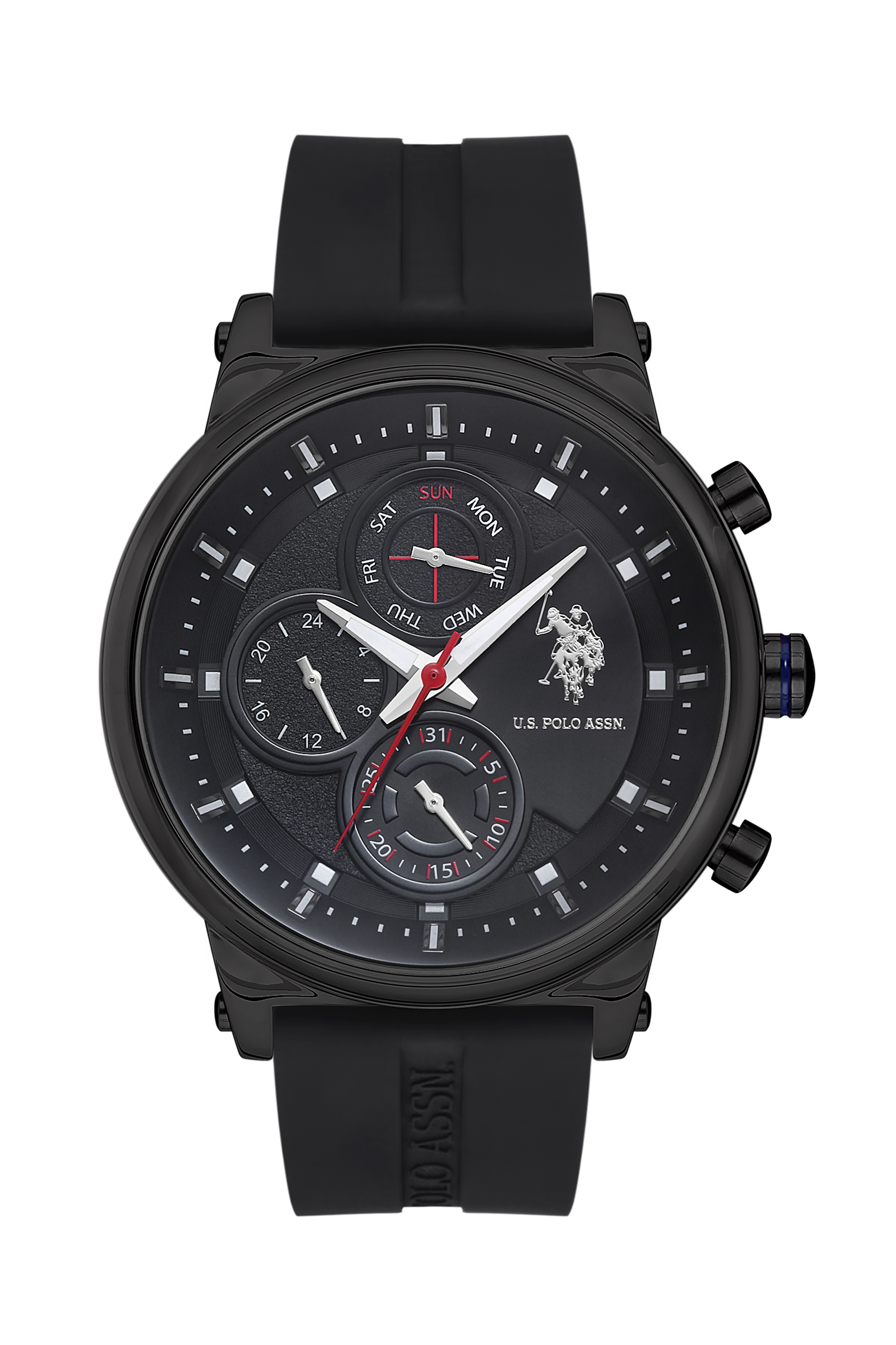ساعت مچی سیاه استاندارد فیت مردانه یو اس پولو | US POLO ASSN