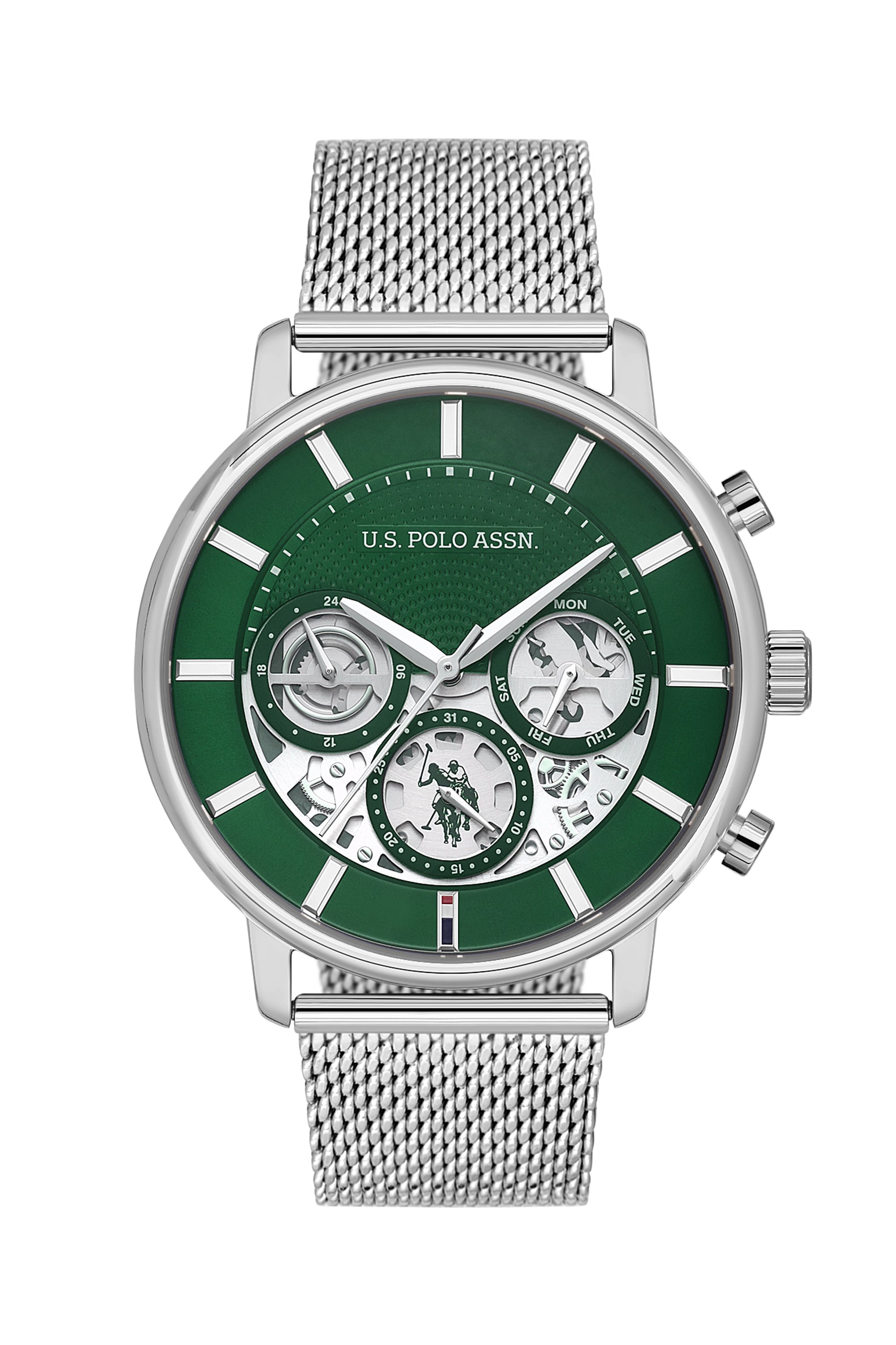ساعت مچی خاکستری استاندارد فیت مردانه یو اس پولو | US POLO ASSN