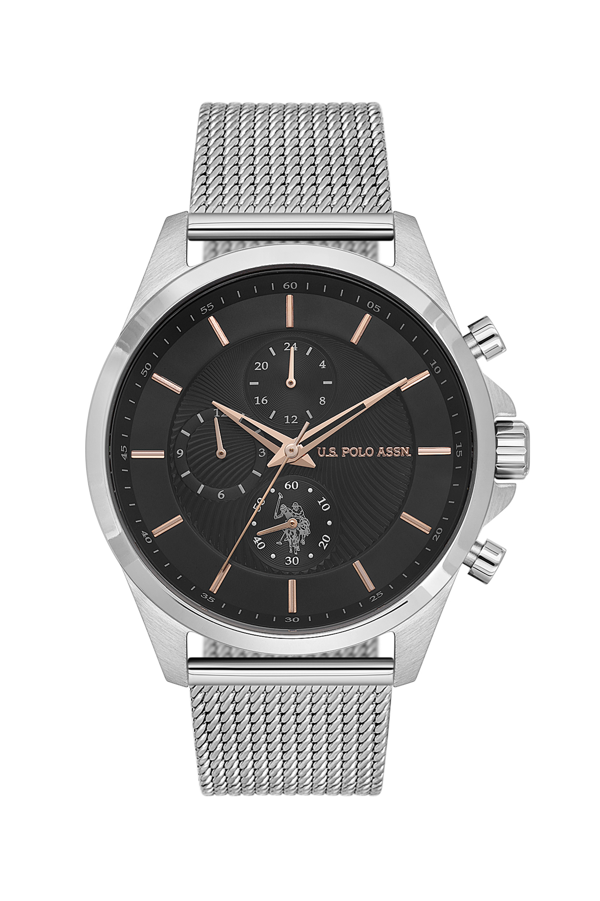 ساعت مچی خاکستری استاندارد فیت مردانه یو اس پولو | US POLO ASSN