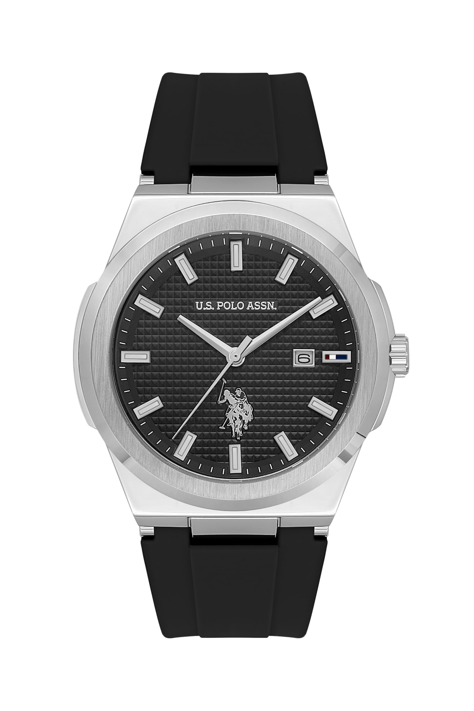 ساعت مچی سیاه استاندارد فیت مردانه یو اس پولو | US POLO ASSN