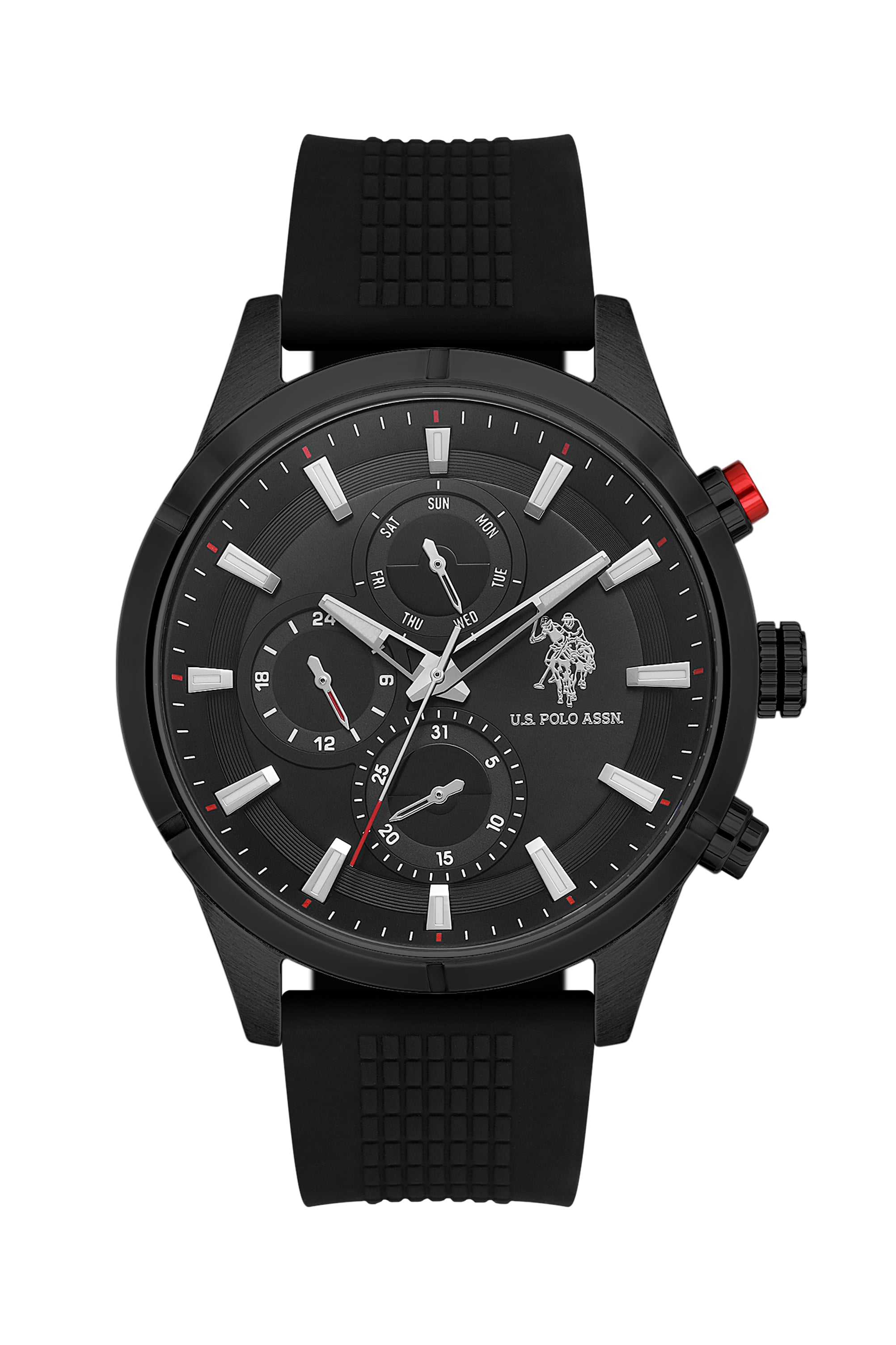 ساعت مچی سیاه استاندارد فیت مردانه یو اس پولو | US POLO ASSN