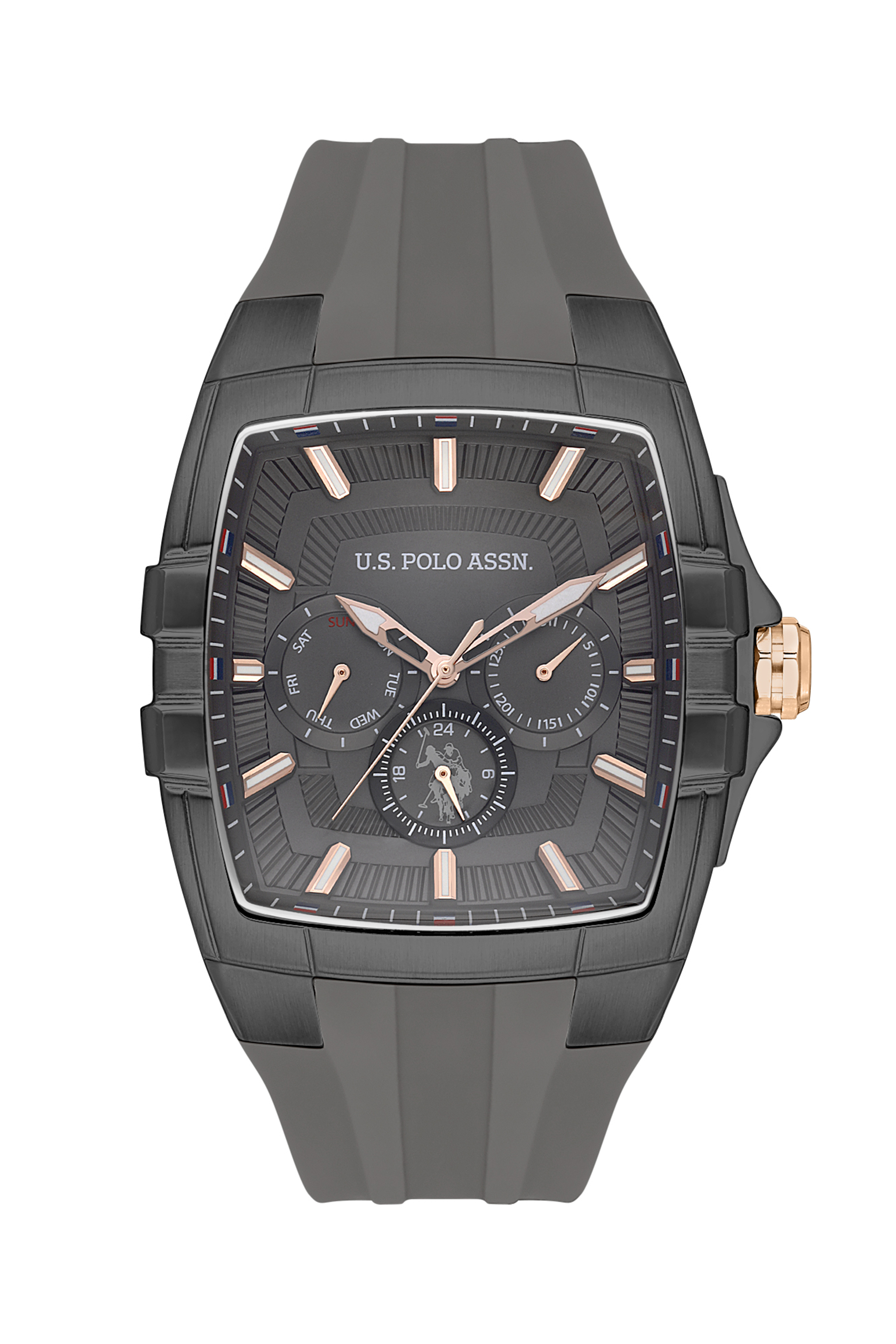 ساعت مچی خاکستری استاندارد فیت مردانه یو اس پولو | US POLO ASSN
