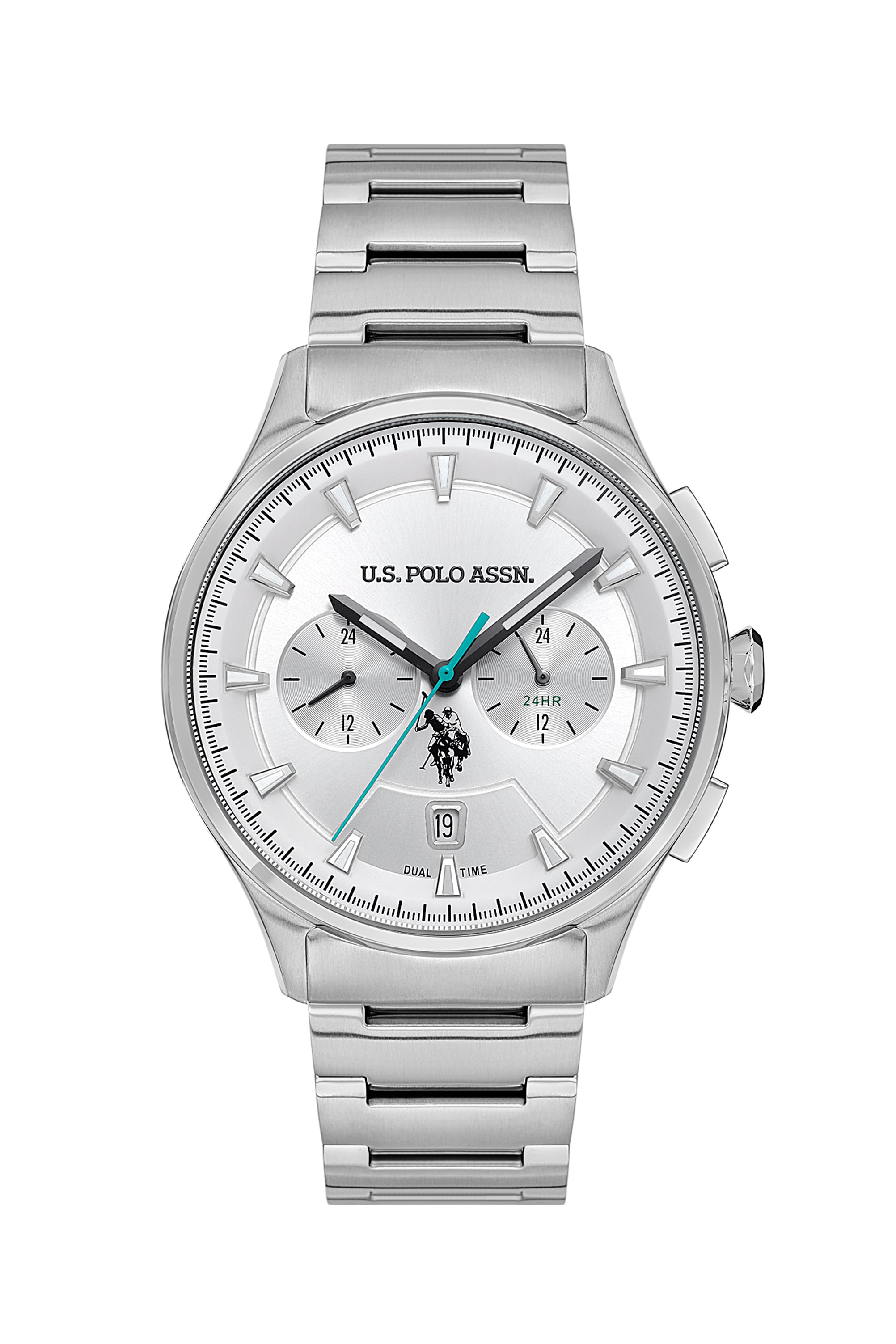 ساعت مچی خاکستری استاندارد فیت مردانه یو اس پولو | US POLO ASSN