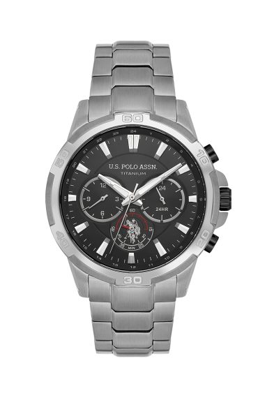 ساعت مچی  خاکستری  استاندارد فیت  مردانه یو اس پولو | US POLO ASSN