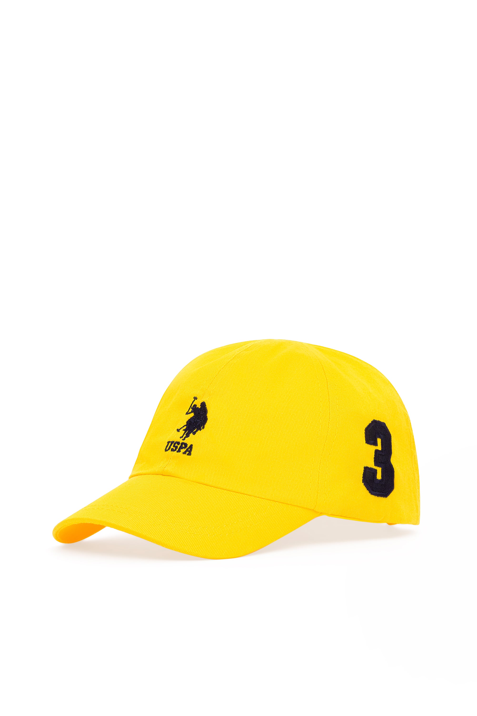 کلاه لبه دار زرد رگولار پسرانه یو اس پولو | US POLO ASSN