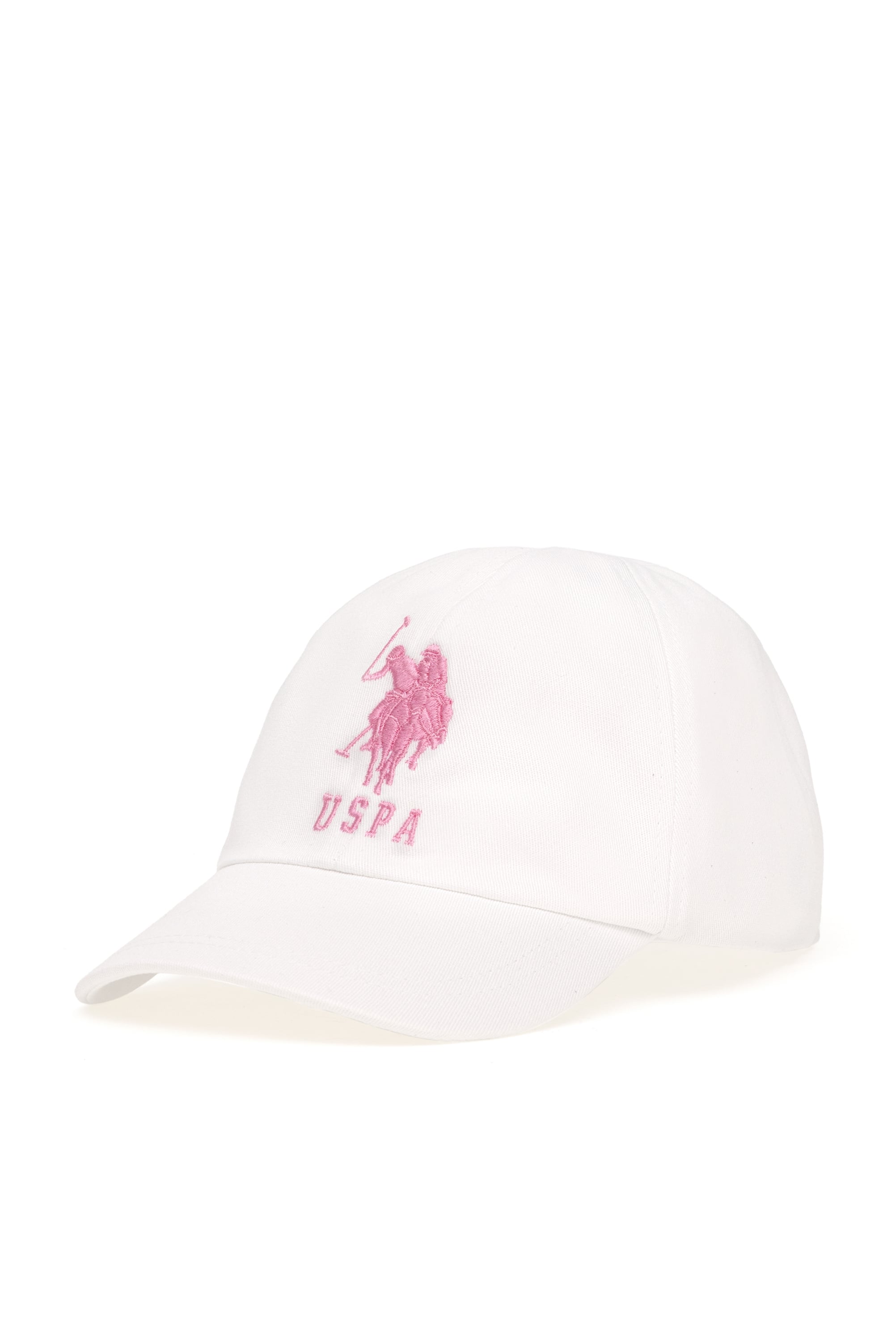 کلاه لبه دار سفید رگولار دخترانه یو اس پولو | US POLO ASSN