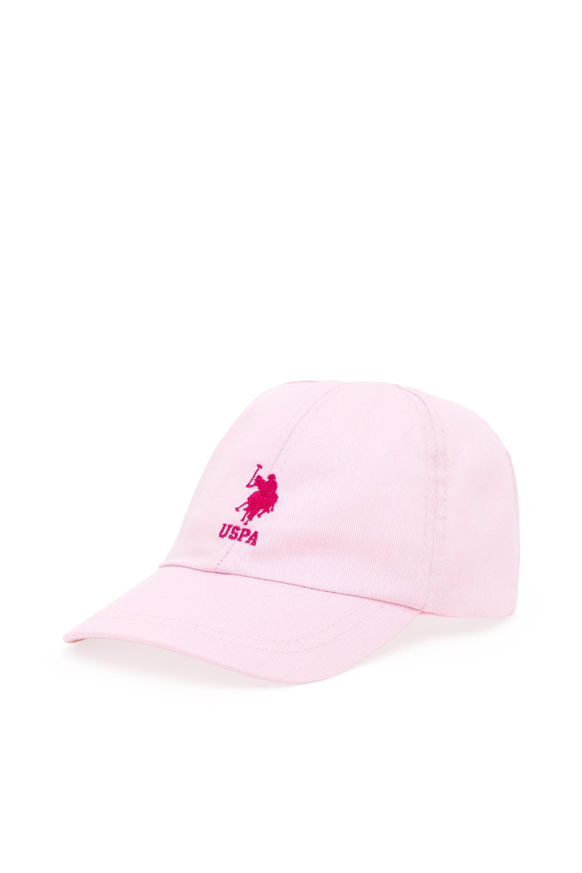 کلاه لبه دار صورتی رگولار دخترانه یو اس پولو | US POLO ASSN