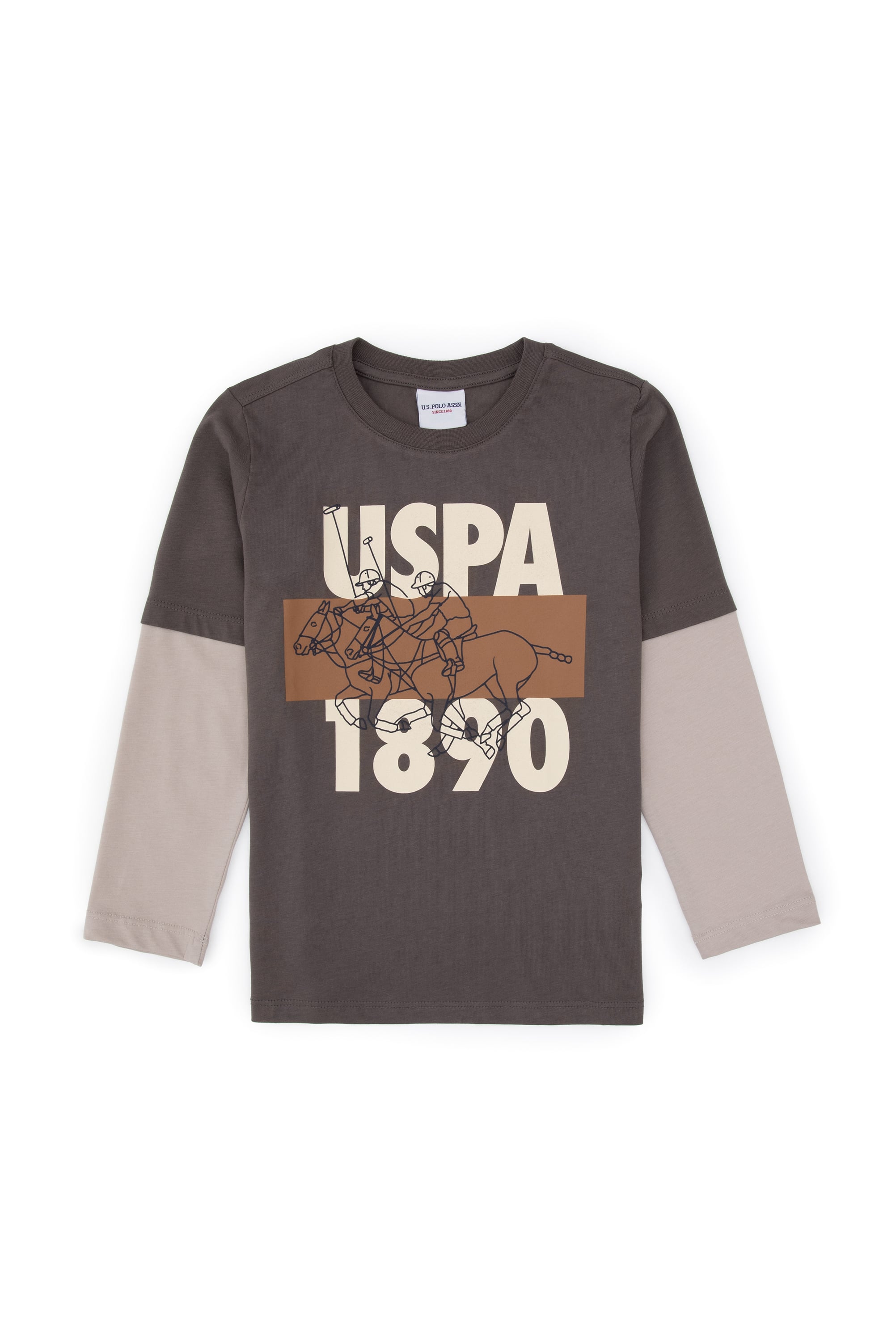 سویشرتیقه گرد سمور یا سمور آبی ویزون رگولار پسرانه یو اس پولو | US POLO ASSN