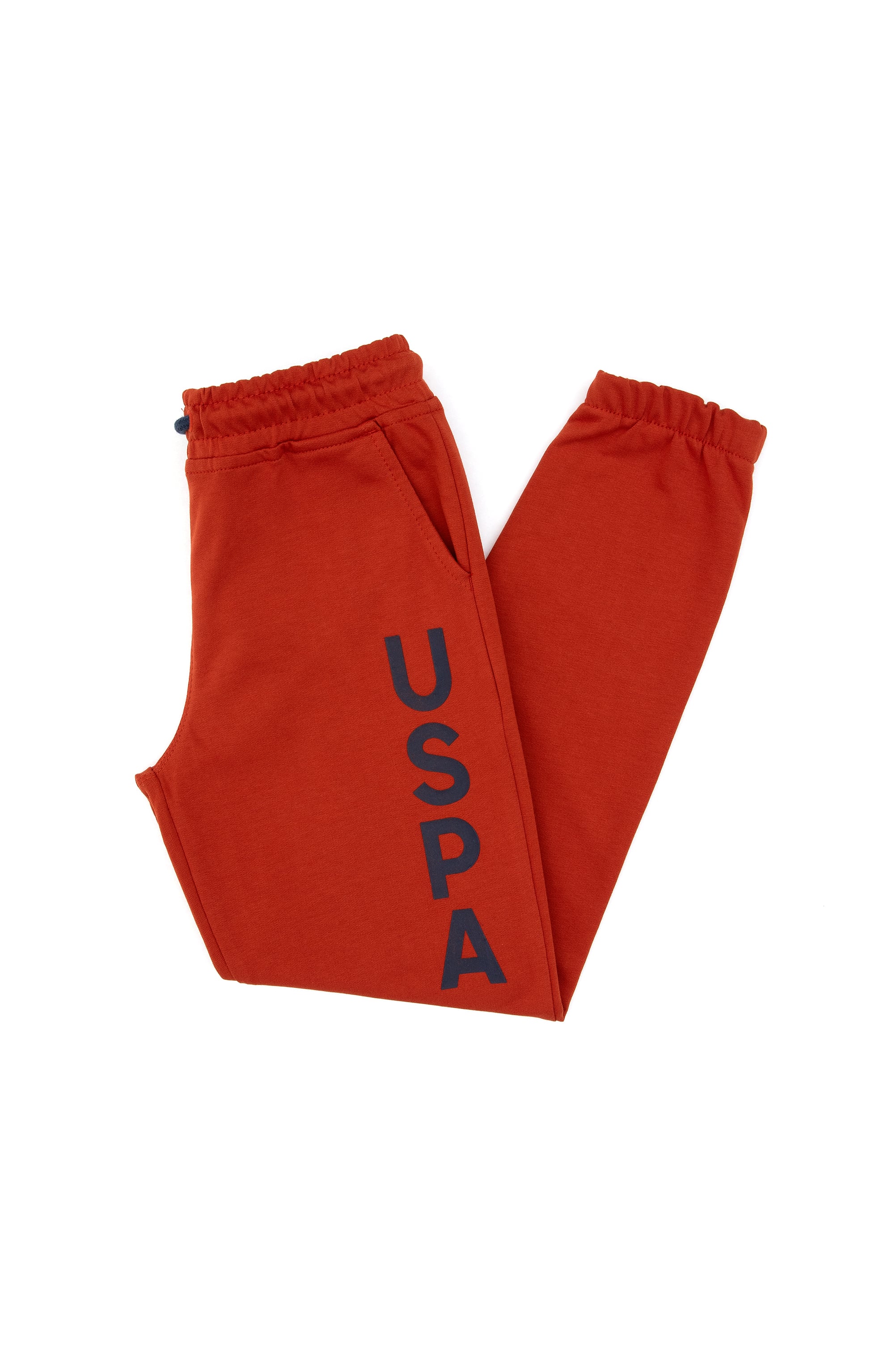 شلوار راحتی سفالی آجری رگولار پسرانه یو اس پولو | US POLO ASSN