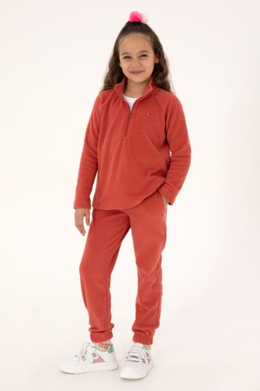 شلوار ورزشی پشمیمدل Jogger رز  رز خشک  رگولار  دخترانه یو اس پولو | US POLO ASSN