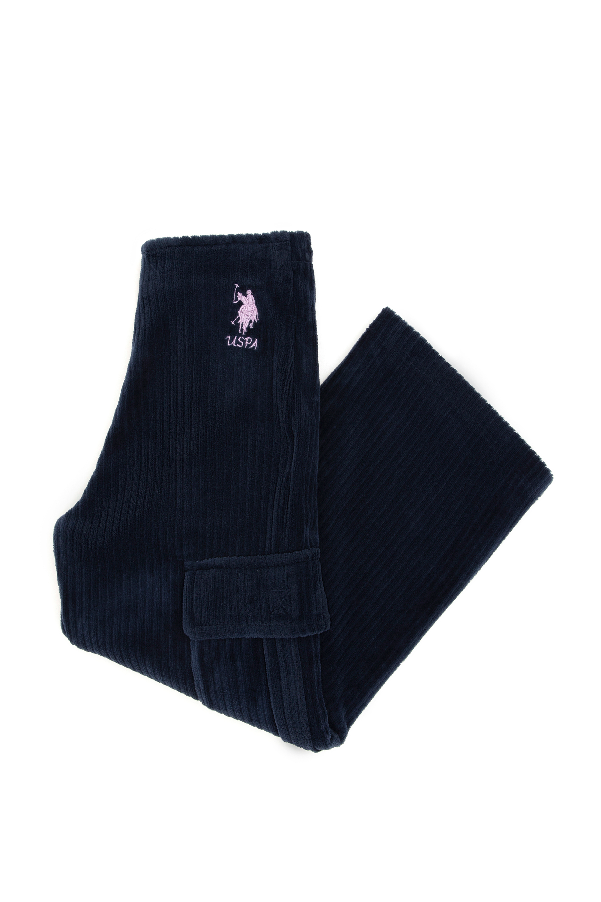 شلوار ورزشیمدل Corduroyبا جیب لاجورد استاندارد فیت دخترانه یو اس پولو | US POLO ASSN