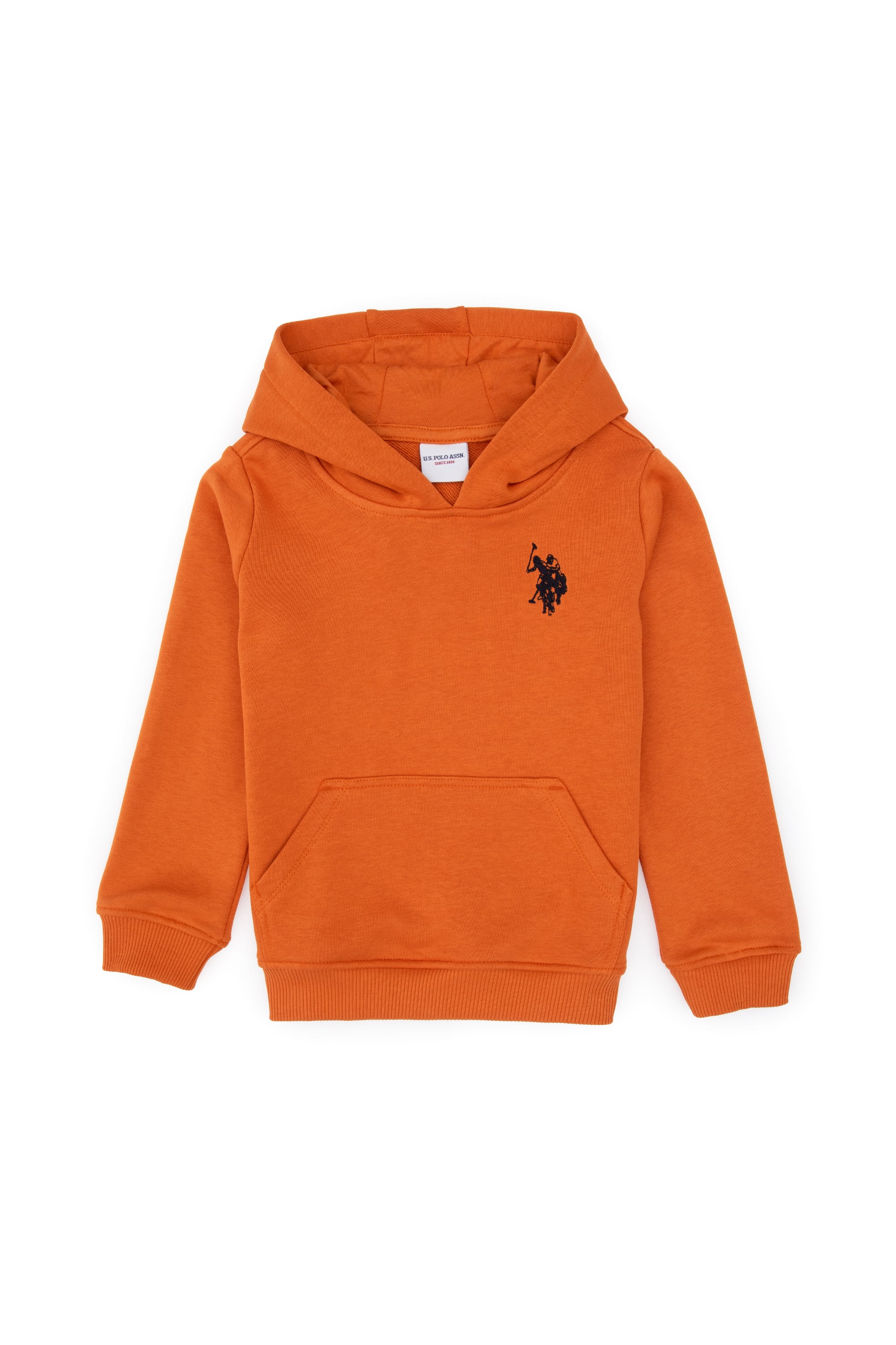 سویشرت کلاهدار مسی ساده مسی رگولار پسرانه یو اس پولو | US POLO ASSN