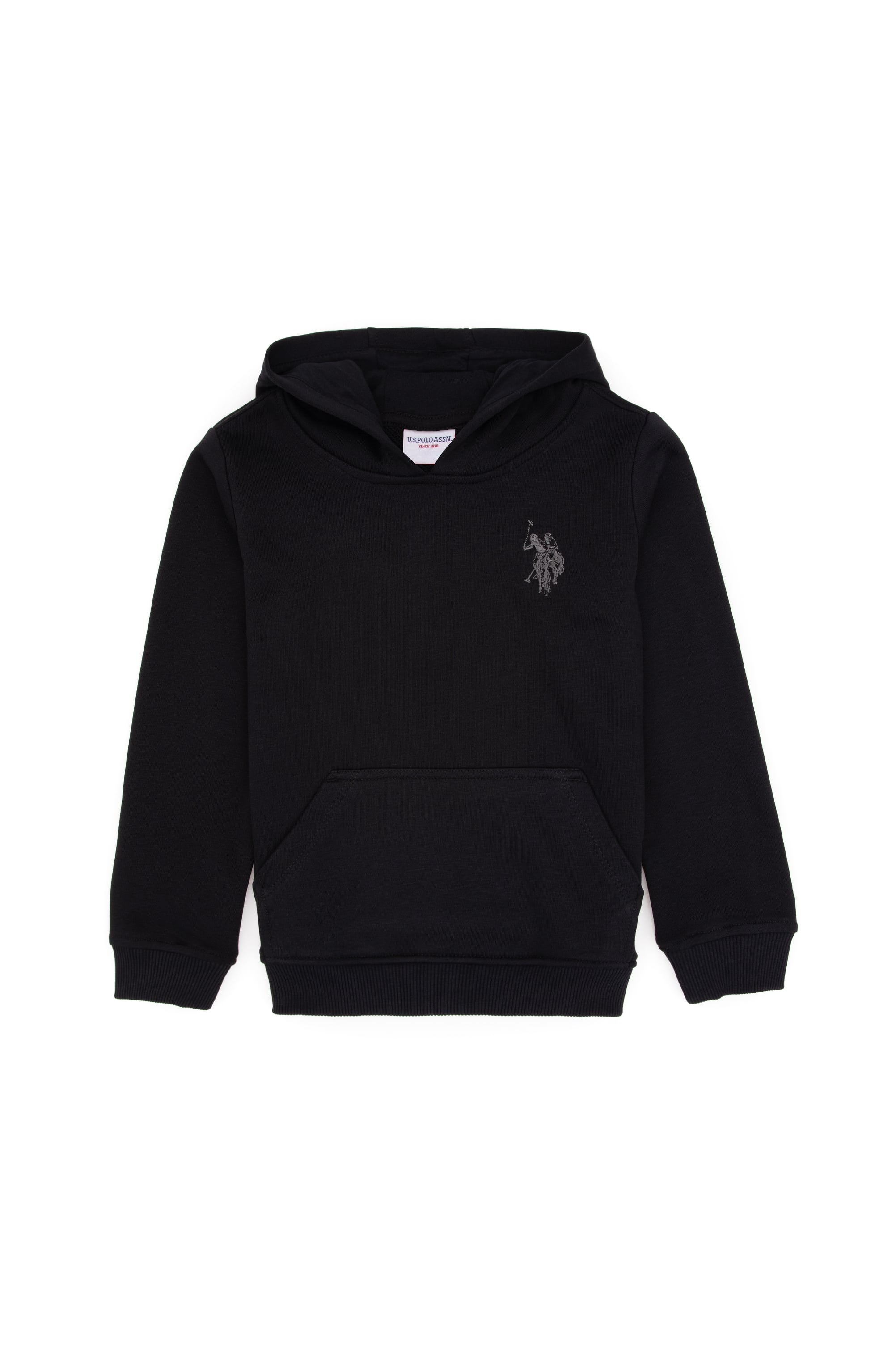 سویشرت کلاهدار مشکی سیاه رگولار پسرانه یو اس پولو | US POLO ASSN