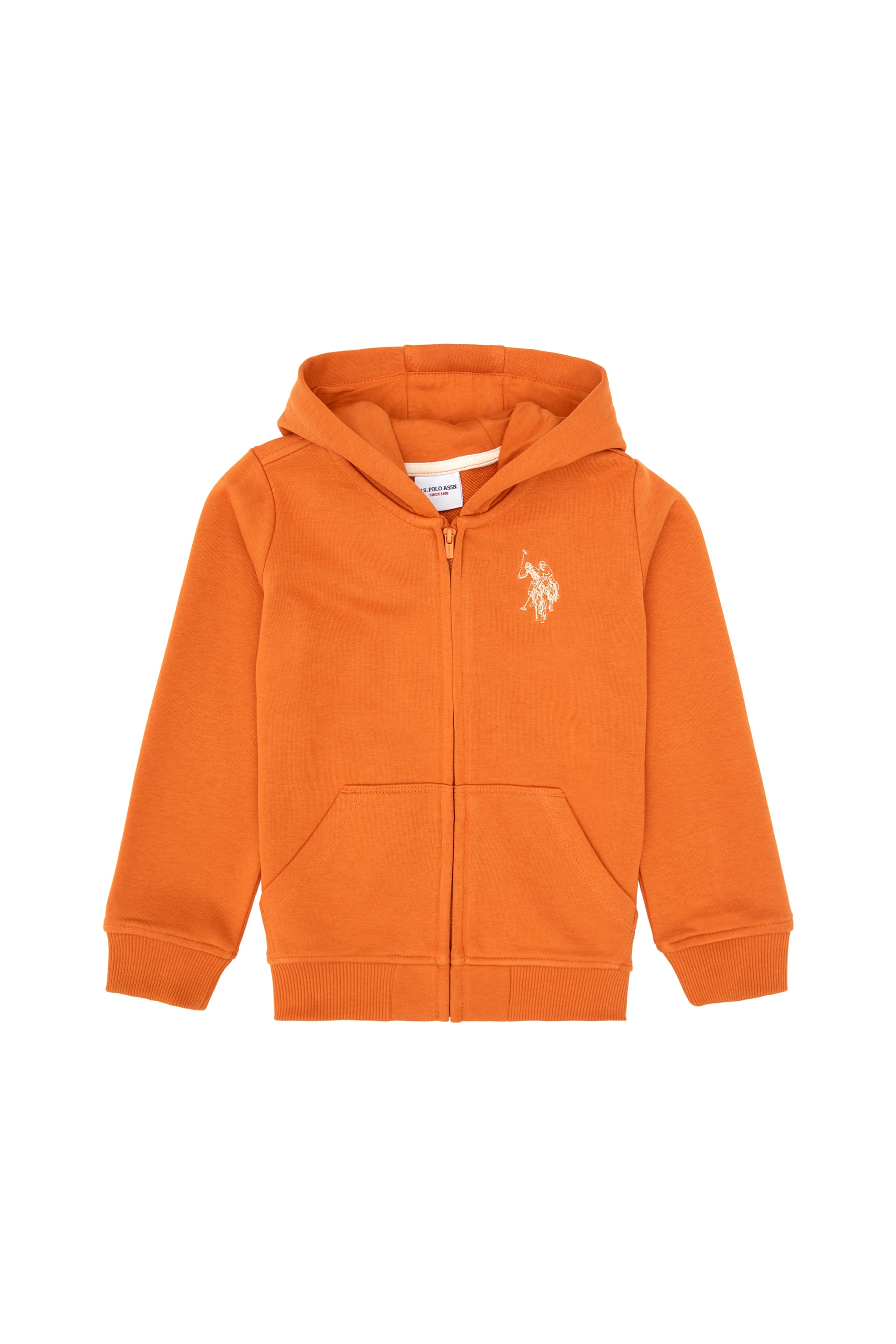 سویشرت کلاهدار زیپدار مسی مسی رگولار پسرانه یو اس پولو | US POLO ASSN