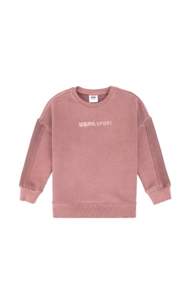 سویشرت ارکیده  اورکیده  ریلکس  دخترانه یو اس پولو | US POLO ASSN