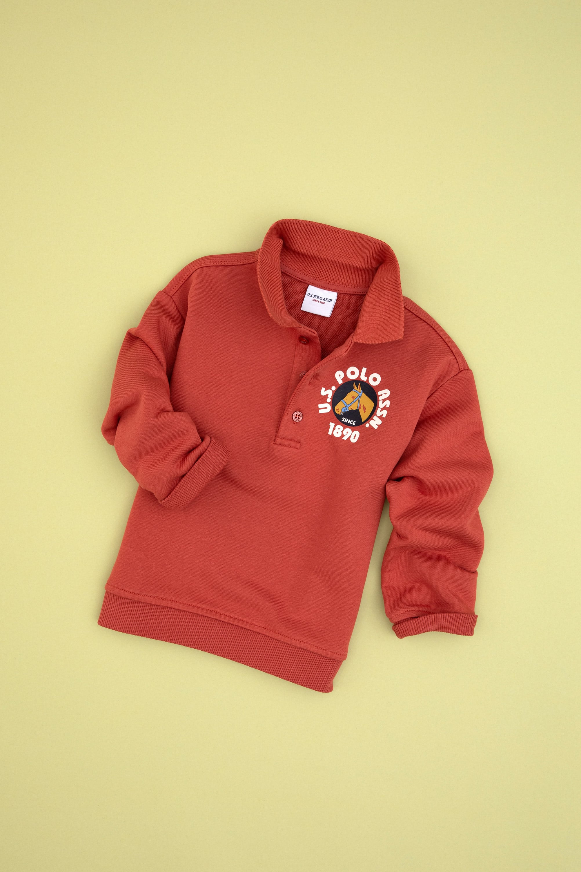 تیشرت پولو گل رز رز خشک ریلکس پسرانه یو اس پولو | US POLO ASSN