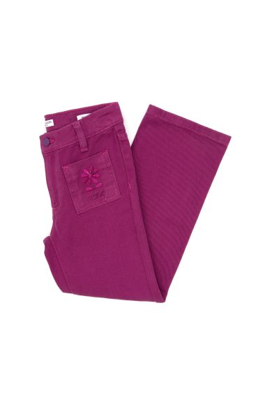 شلوار کتانبنفش  بنفش  BOOTCUT  دخترانه یو اس پولو | US POLO ASSN
