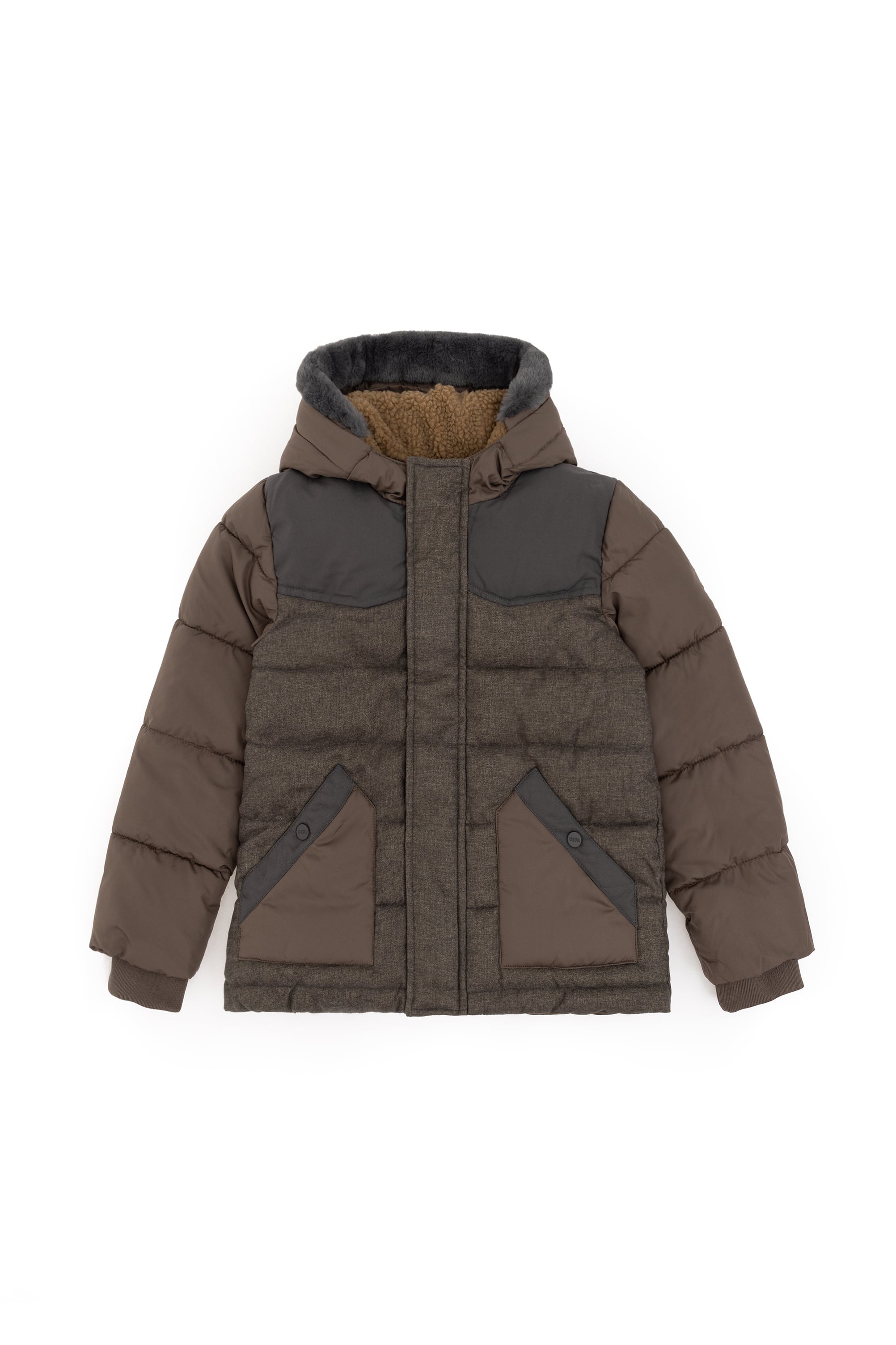 ژاکت خاکی خاکی BASIC پسرانه یو اس پولو | US POLO ASSN