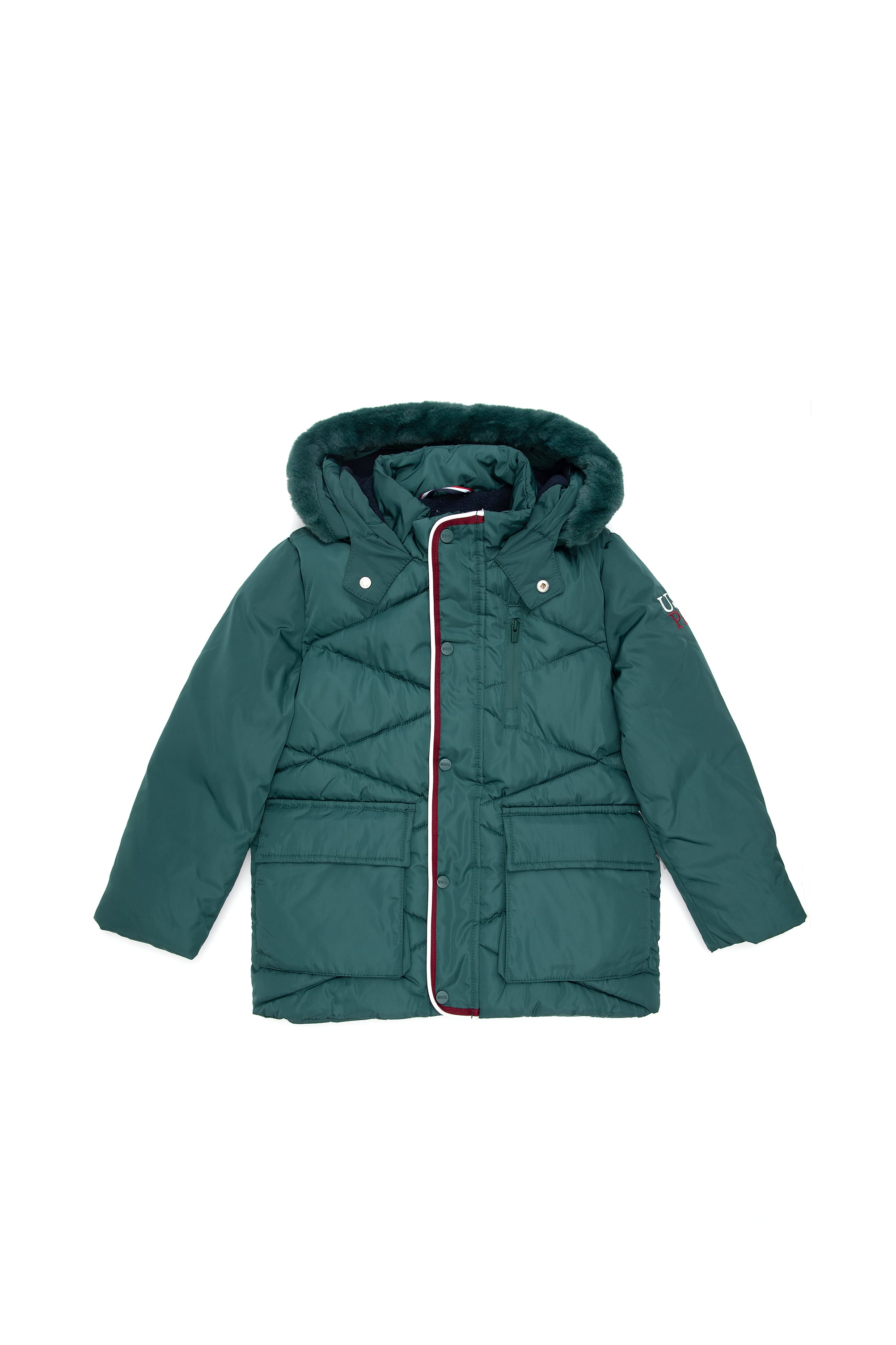پالتو سبز تیره BASIC پسرانه یو اس پولو | US POLO ASSN