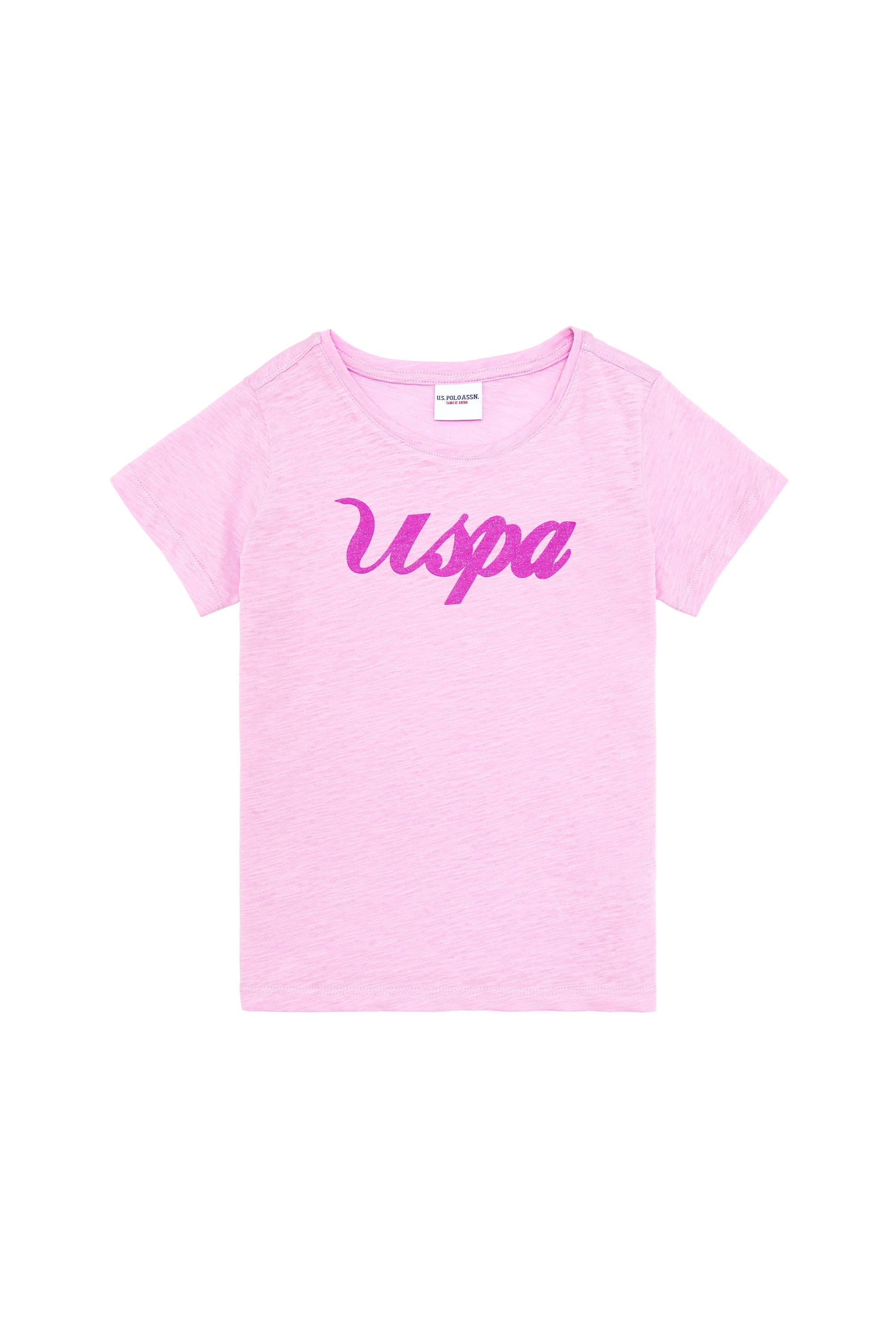 تی شرت بنفش استاندارد فیت دخترانه یو اس پولو | US POLO ASSN