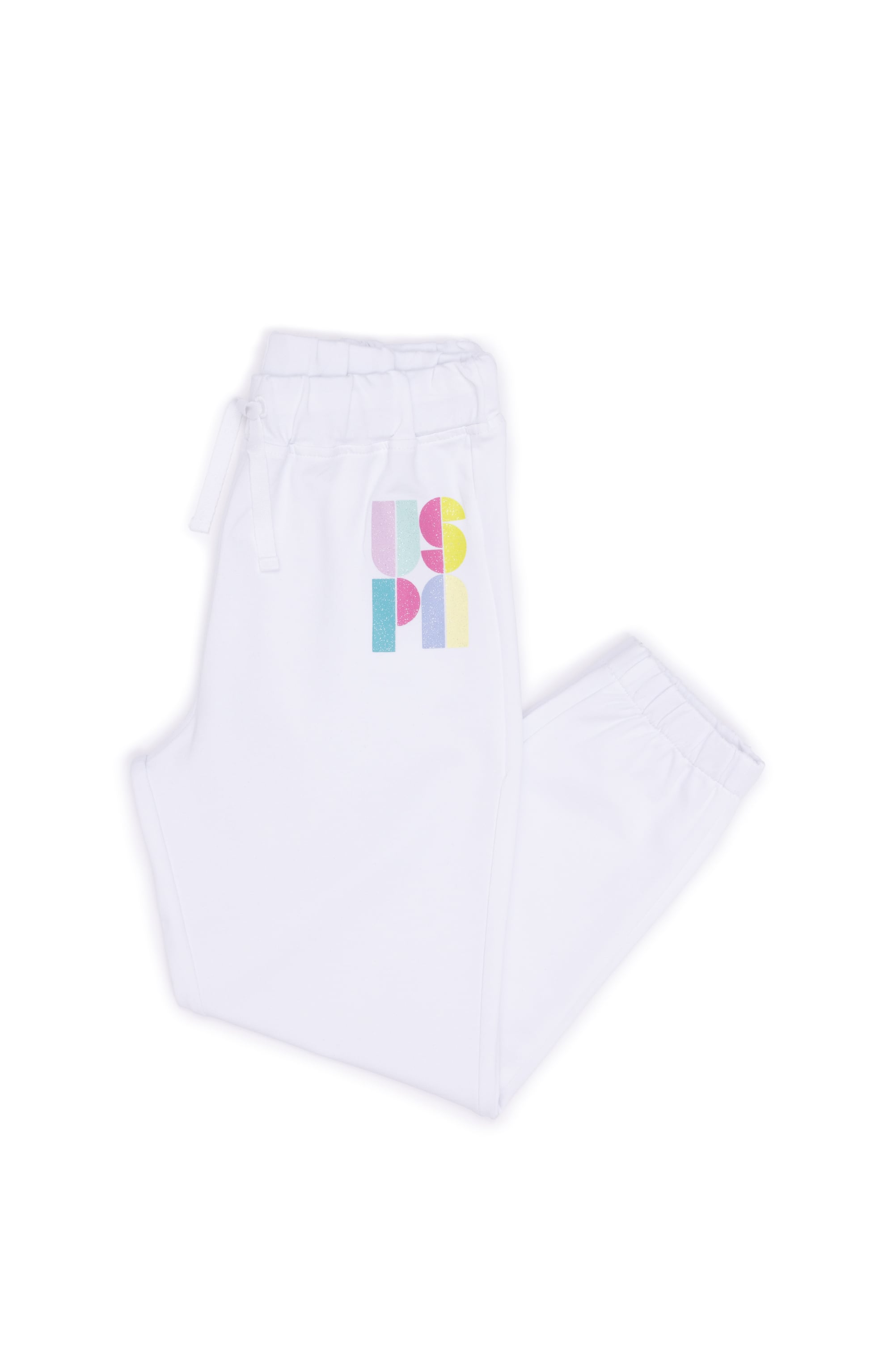 شلوار ورزشی سفید سفید MOM دخترانه یو اس پولو | US POLO ASSN