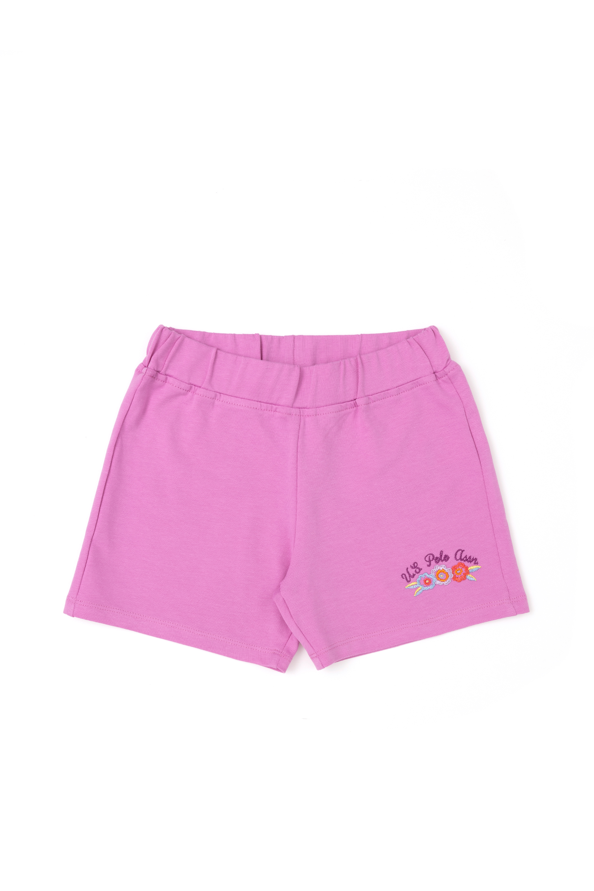 شلوارک بافتنی ویولت بنفش رگولار دخترانه یو اس پولو | US POLO ASSN