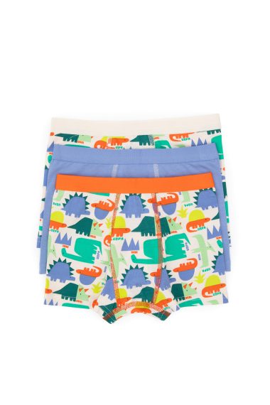 ست شورت بوکسور سه تکه  آبی  استاندارد فیت  پسرانه یو اس پولو | US POLO ASSN