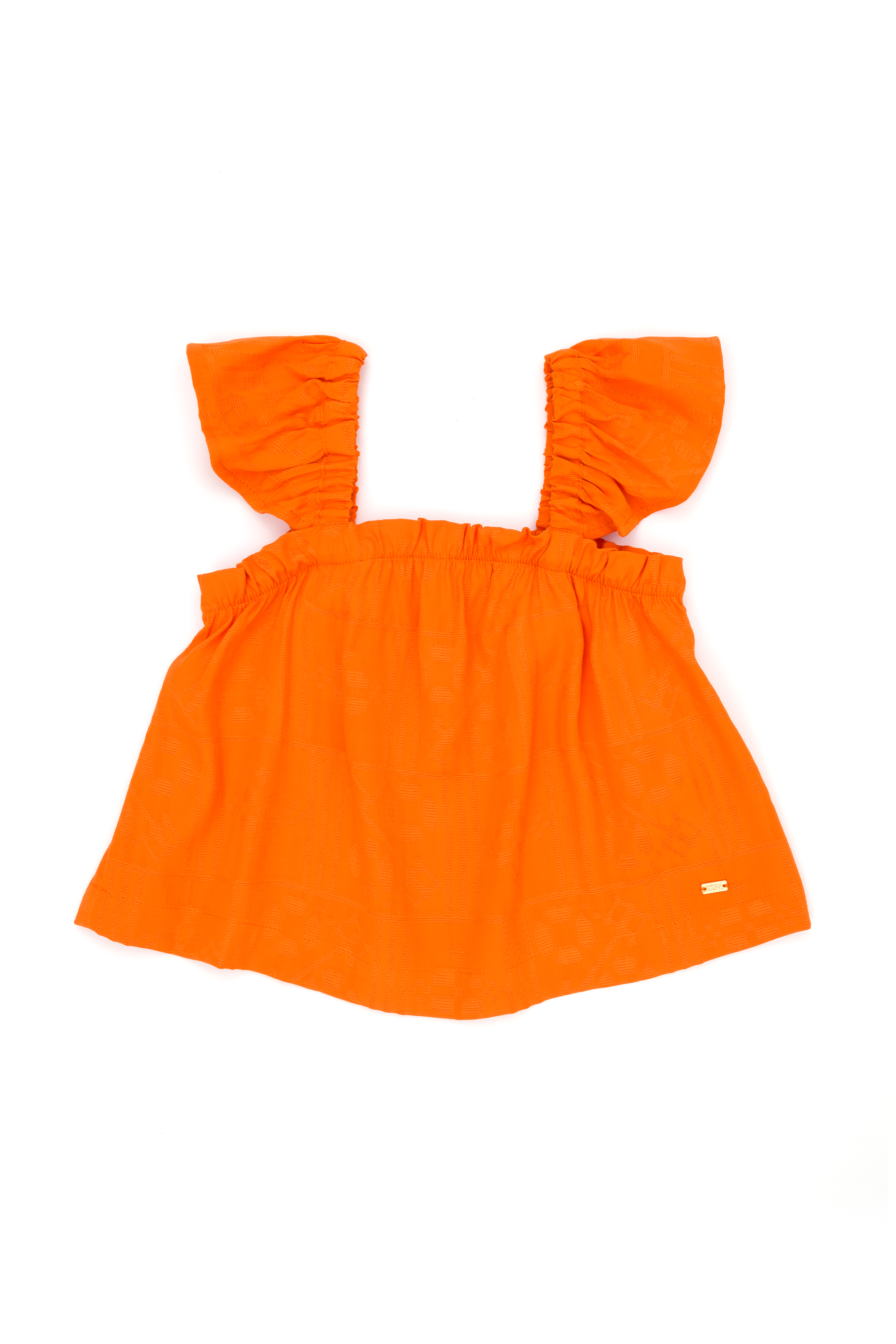 پیراهن کاشی آجری Crop Top دخترانه یو اس پولو | US POLO ASSN