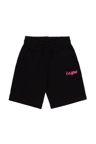 شلوارک بافتنی مشکی  سیاه  رگولار  دخترانه یو اس پولو | US POLO ASSN