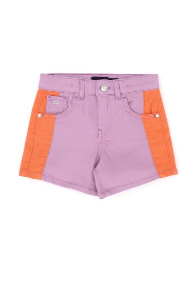 شلوارک جین  صورتی  ریلکس  دخترانه یو اس پولو | US POLO ASSN