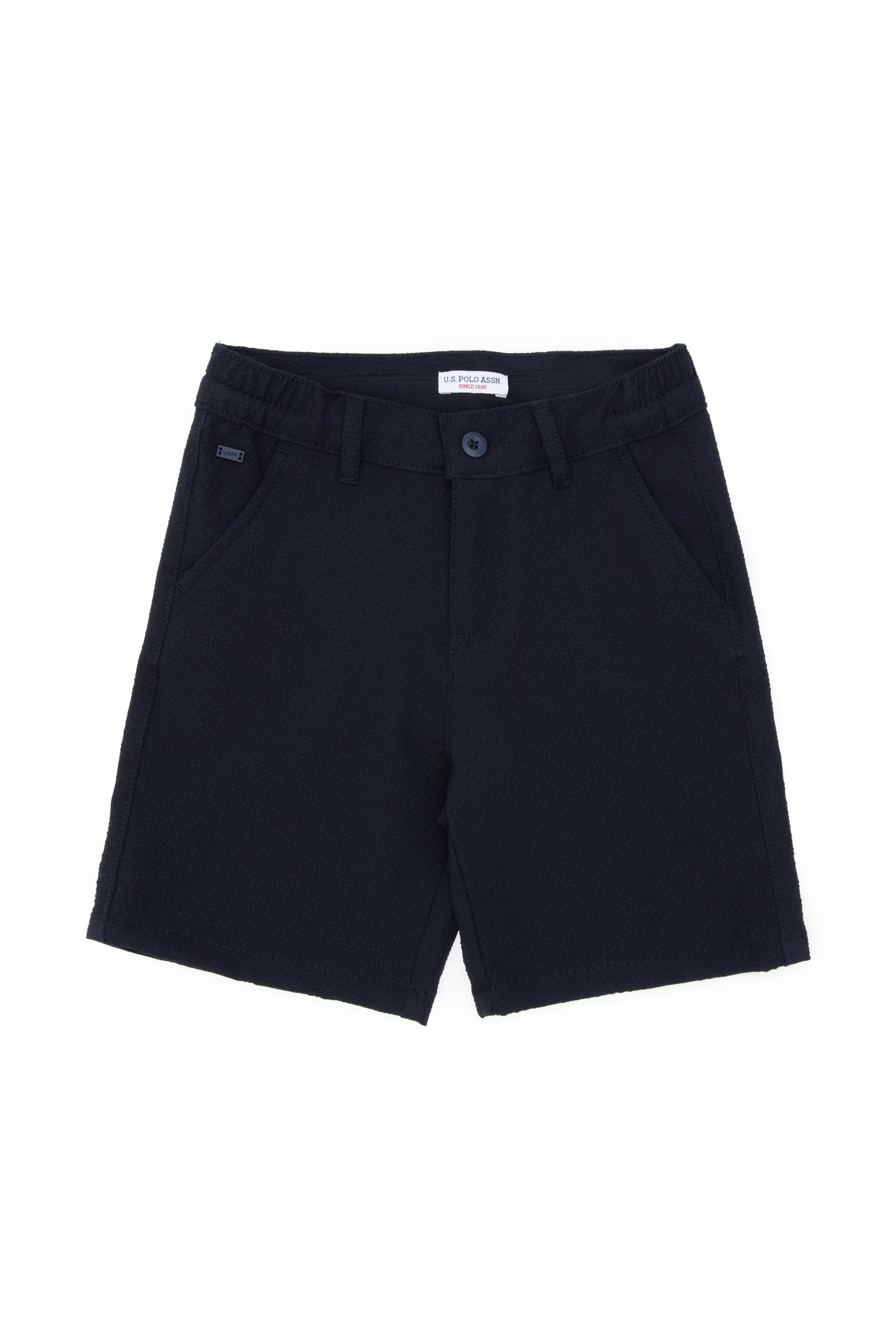 شلوارک بافتنی لاجورد ریلکس پسرانه یو اس پولو | US POLO ASSN