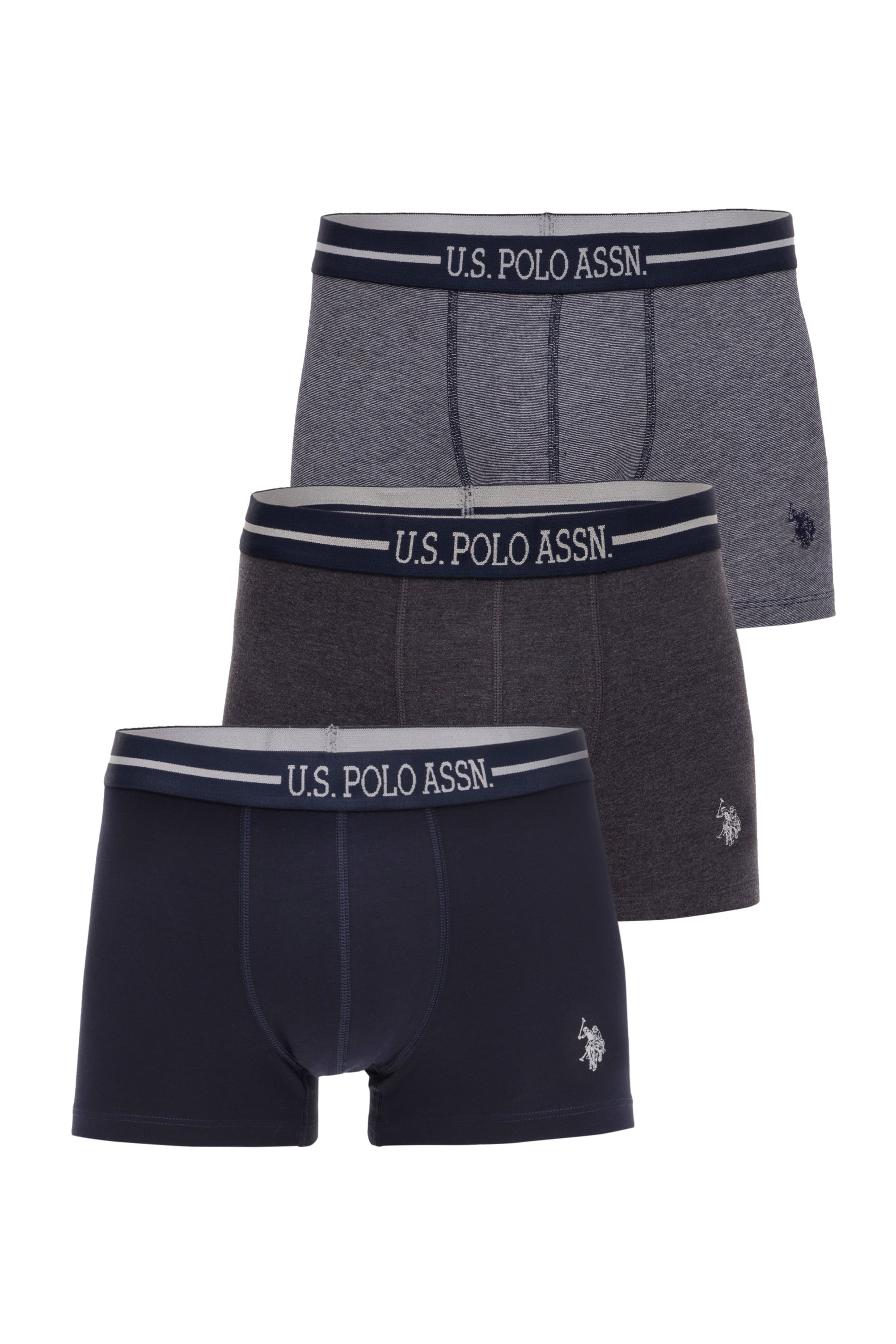 ست باکسر لاجورد استاندارد فیت مردانه یو اس پولو | US POLO ASSN