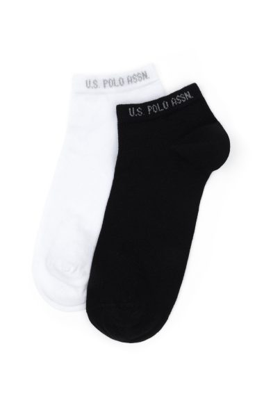 دو عدد جوراب  سیاه  رگولار  مردانه یو اس پولو | US POLO ASSN