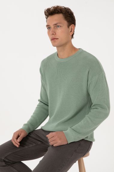 بافت بیسیک  سبز  ریلکس  مردانه یو اس پولو | US POLO ASSN