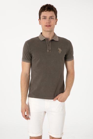 پولوشرت اسلیم فیت یقه پولو ویزون  اندامی  مردانه یو اس پولو | US POLO ASSN