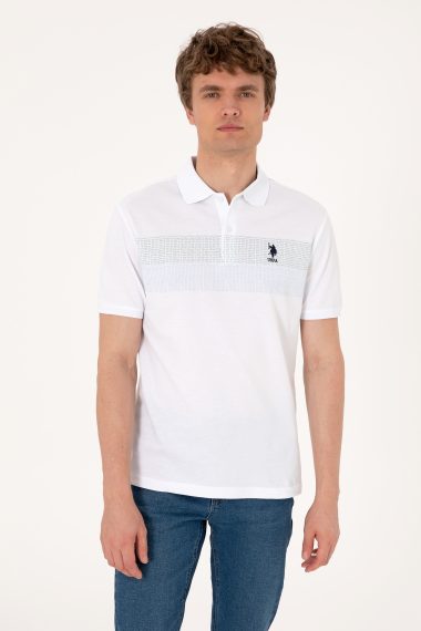 پولوشرت رگولار فیت یقه پولو نعناعی  رگولار  مردانه یو اس پولو | US POLO ASSN