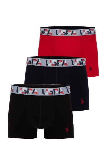ست باکسر  لاجورد  استاندارد فیت  مردانه یو اس پولو | US POLO ASSN