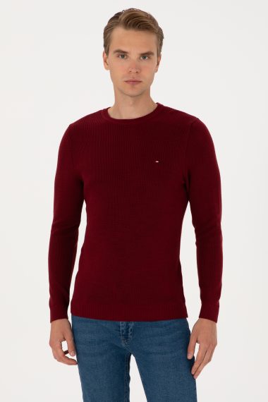 بافت بیسیک  بورگاندی  Ex.Slim  مردانه یو اس پولو | US POLO ASSN
