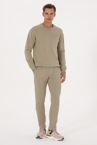 شلوار ورزشی  خاکی روشن  اندامی  مردانه یو اس پولو | US POLO ASSN
