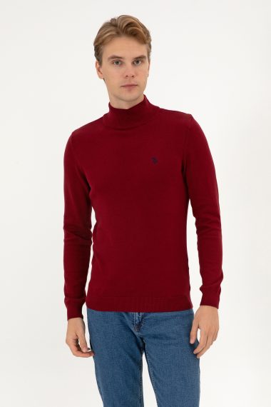 بافت بیسیک  بورگاندی  اندامی  مردانه یو اس پولو | US POLO ASSN