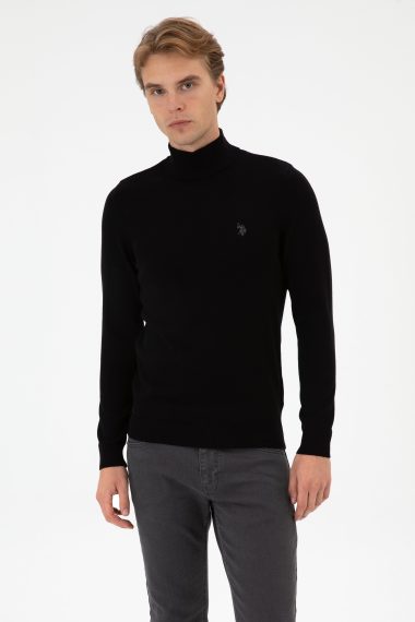 بافت بیسیک  سیاه  اندامی  مردانه یو اس پولو | US POLO ASSN