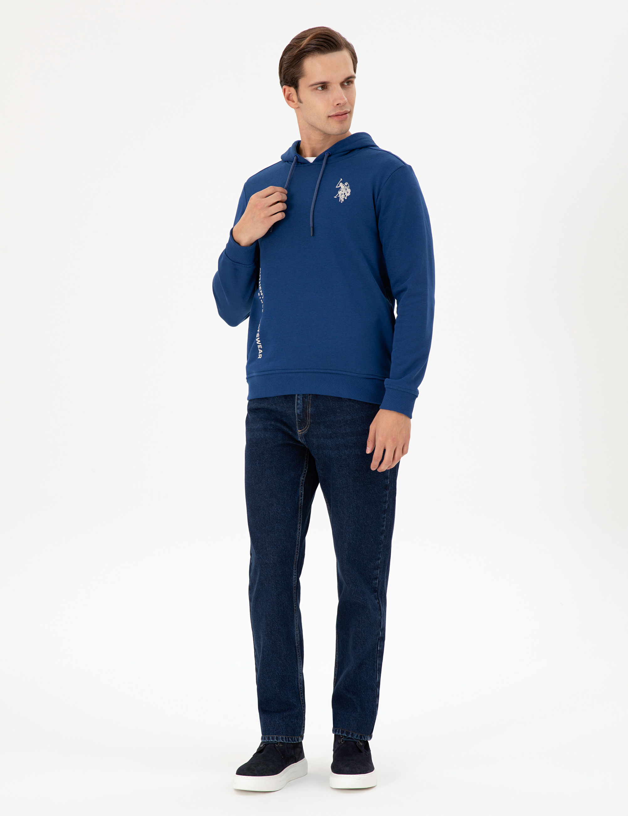 شلوار جین آبی ریلکس مردانه یو اس پولو | US POLO ASSN