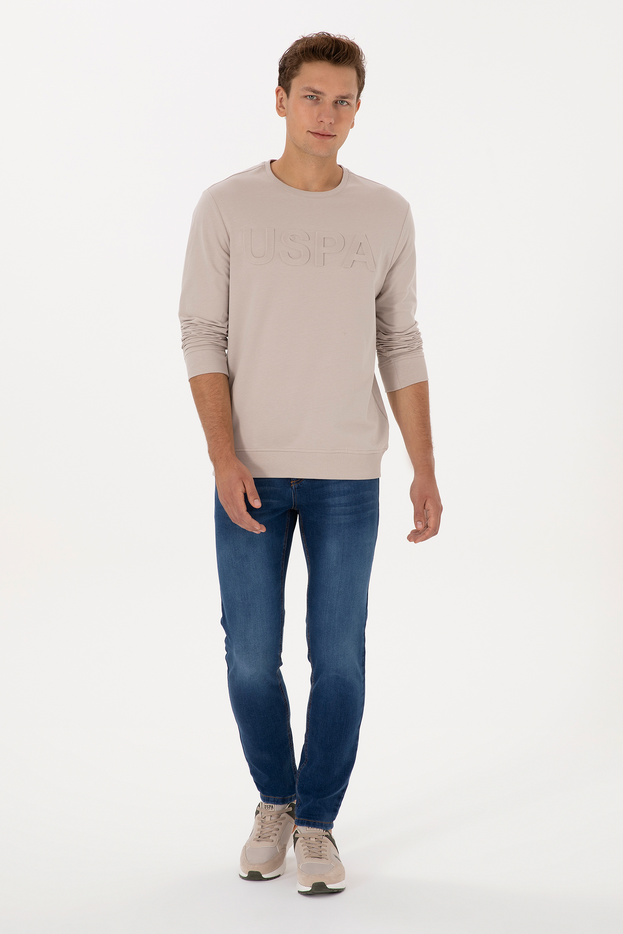 شلوار جین آبی اندامی مردانه یو اس پولو | US POLO ASSN