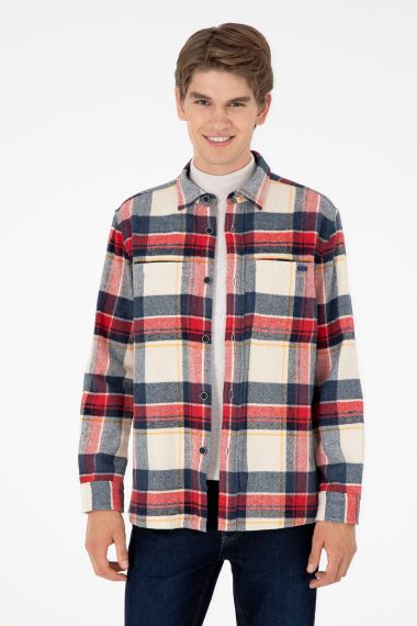 پیراهن  آبی تیره  ریلکس  مردانه یو اس پولو | US POLO ASSN