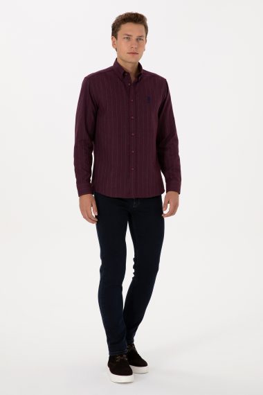 شلوار جین اسلیم فیت  آبی تیره  اندامی  مردانه یو اس پولو | US POLO ASSN