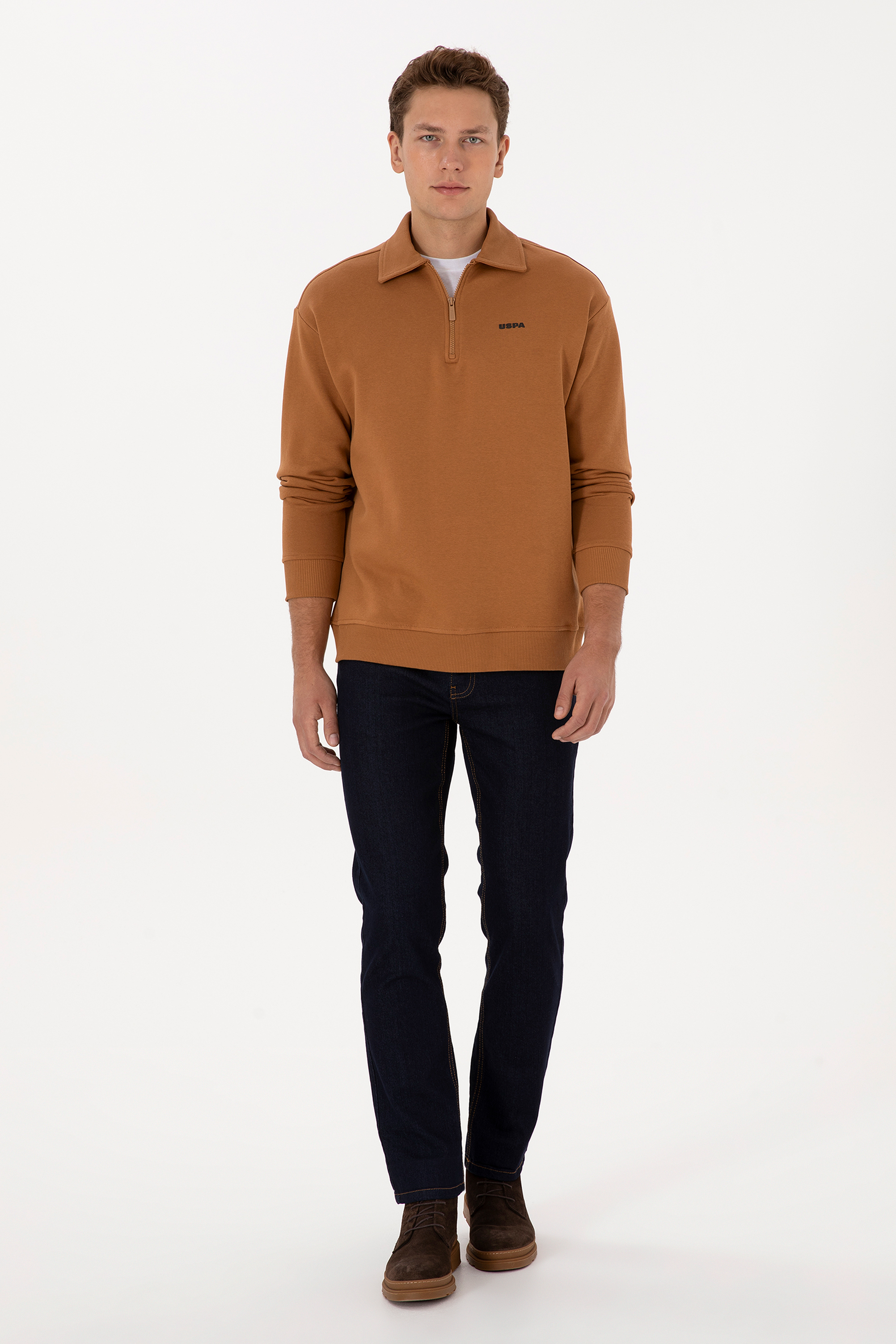 شلوار جین راسته آبی تیره راسته مردانه یو اس پولو | US POLO ASSN