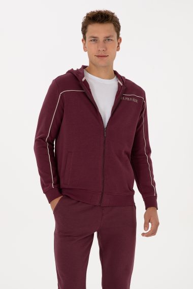 ژاکت  آلبالویی  رگولار  مردانه یو اس پولو | US POLO ASSN